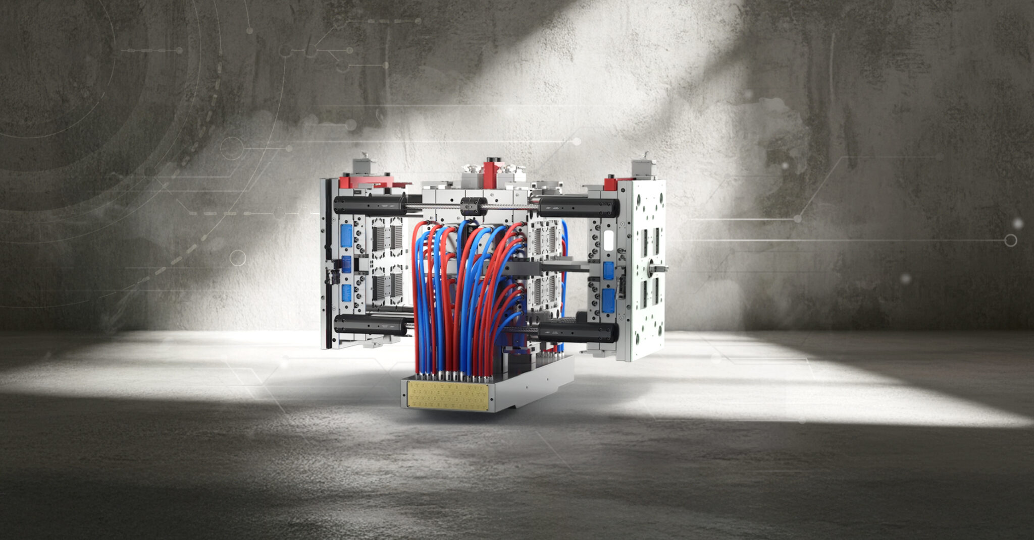 Technologie_Produkte_Hintergrund_Beton_stack